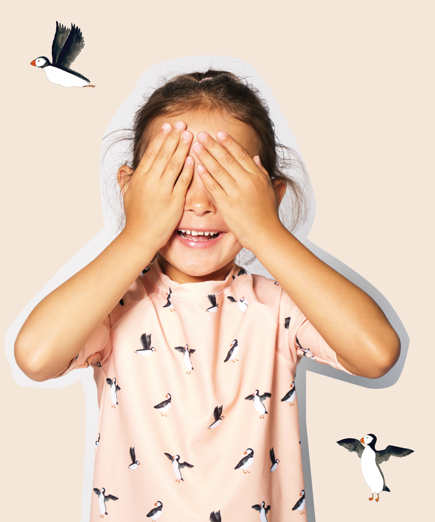 Badeshirt Papageientaucher